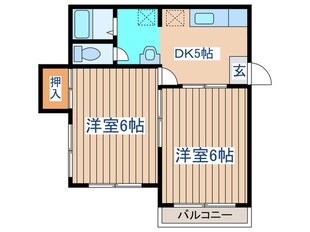 ラフォーレＳの物件間取画像